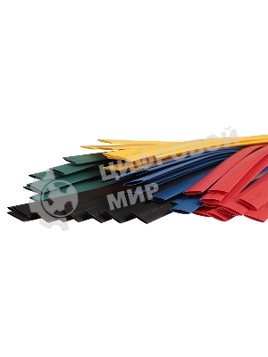 Термоусаживаемые трубки Rexant 10,0/5,0 мм, набор пять цветов, упаковка 50 шт. по 1 м