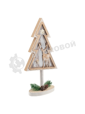 Деревянная фигурка с подсветкой 