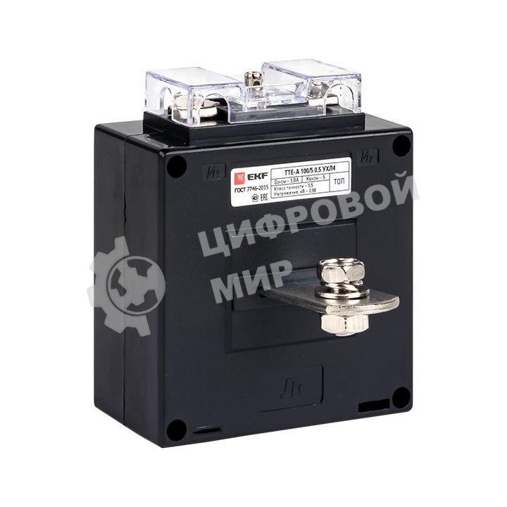 Трансформатор тока ТТЕ-А 100/5А кл. точн. 0.5 5В.А EKF tte-a-100/tc-a-100