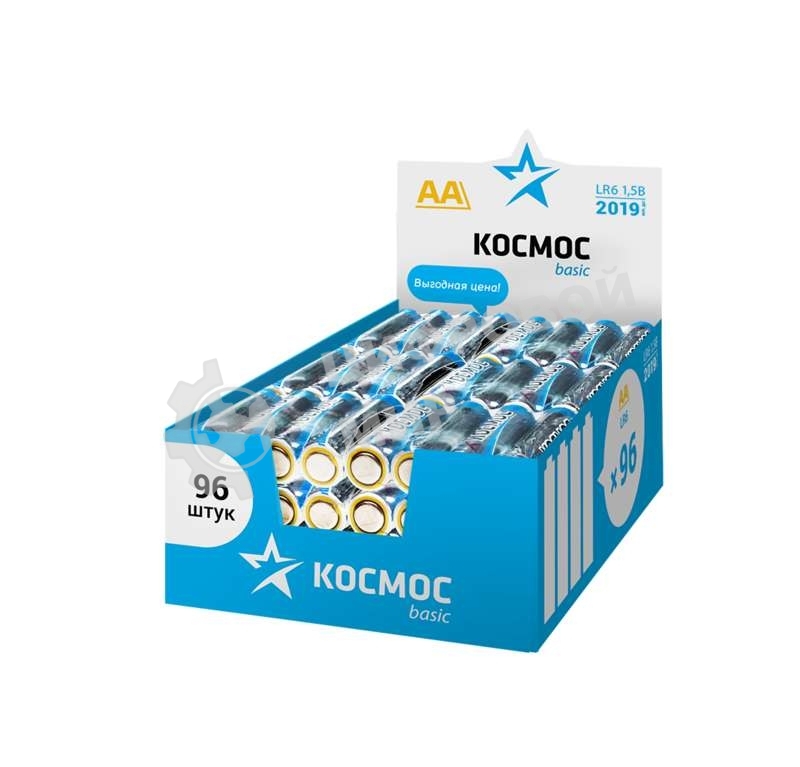 Элемент питания Космос алкалиновый AA/LR6 (уп.96шт)
