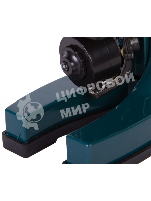 Микроскоп Levenhuk LabZZ M1 монокуляр 100-300 на 3 объектива зеленый/оранжевый