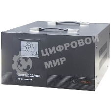 Стабилизаторы напряжения Ресанта АСН-10 000/1-ЭМ 63/1/8 Стабилизатор 220В±2%, Габариты 400х323х183, Вес 24 кг