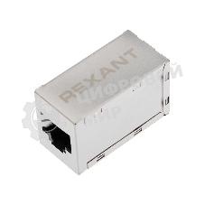 Проходной адаптер Rexant RJ-45(8P-8C), FTP экранированный, cat.6, (гнездо-гнездо)