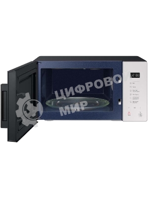 Микроволновая печь Samsung MG23T5018AE/BW белый, 23 л, 800 Вт, переключатели - сенсор