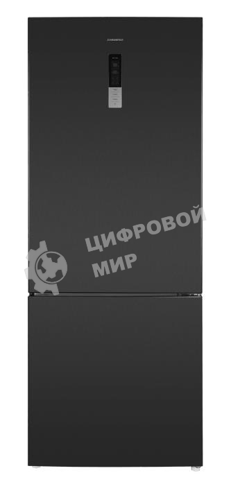 Холодильник Maunfeld MFF1857NFSB черный мат. инвертер двухкамерный 336/117л морозилка снизу