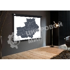 Экран Cactus 152x203см Wallscreen CS-PSW-152X203-BK 4:3 настенно-потолочный рулонный черный