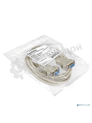 Кабель нуль-модемный RS-232 ExeGate EX-CC-134-3.0 (DB9F/DB9F, 3м)