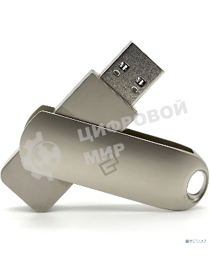 Флешка USB Digma DRIVE3 (DGFUM256A30SR), 256Gb, USB 3.0, R/W 120/50, серебристый