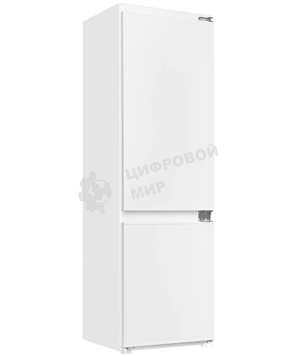 Встраиваемый холодильник Kuppersberg RBN 1763, полезный объем 233 л, сенсорное управление, полезный объем морозильной камеры 63 л, No Frost, LED подсветка, перенавешиваемые двери, суперзаморозка, отсек для овощей, белый