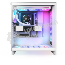 Система жидкостного охлаждения для ПК Water Cooling System NZXT Kraken Elite 360 RGB (270W, 360мм, LED temp., White, RGB/ Fans: 1xF360 RGB Core Fan, 75.12CFM, 30dBA, 2400RPM/ Pump height 65mm, 2800RPM, Rad thickness 27mm/ S: 1851, 1700, 1200, 115X, AM5, AM4)