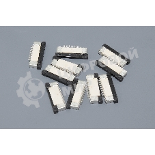 Разъем FPC Half Coverage Top Contact 0.5K-BS-16PWB 16 pin высота 2мм шаг 0,5мм 10 шт