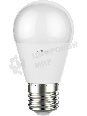 Лампа светодиодная LED Gauss Globe-dim E27 7Вт 3000К диммируемая