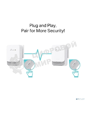 Комплект Powerline-адаптеров TP-Link PG1200 KIT
