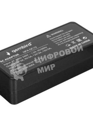 Блок питания Gembird для ноутбуков и Алисы NPA-DC11, PD3.0, 65Вт, штекер Type-C, коробка