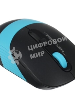 Мышь беспроводная A4Tech Fstyler FG10 черный/синий, 2000 dpi, радиоканал, USB, кнопки - 4