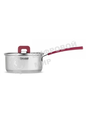 Набор 8 предметов Rondell RDS-1662, Кастрюли с/кр 20 см (3,0 л), 24 см (5,6 л), ковш с/кр 16 см (1,4 л), сотейник б/кр 2