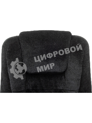 Кресло руководителя Бюрократ CH-Boss черный Light-20 крестов. пластик подст.для ног
