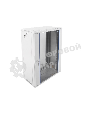 Шкаф телеком. настенный разборный 18U (600х350) дверь металл (ШРН-Э-18.350) (1 коробка)