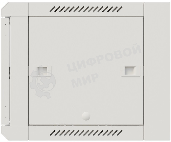 Шкаф коммутационный NTSS Премиум (NTSS-W12U6045GS-2) настенный 12U 600x450 мм пер. дв. стекл 60 кг серый IP20 сталь
