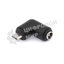 Переходник 5,5х2,5 на Micro USB угловой