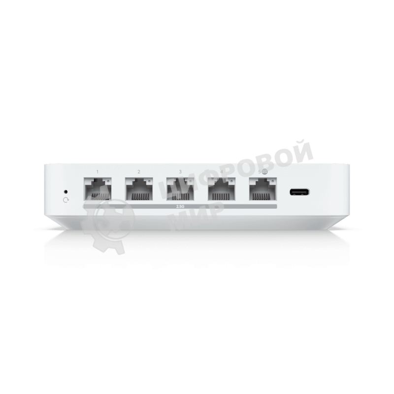 Маршрутизатор Ubiquiti UniFi Gateway Max 4 ядра (1,5 ГГц), 4х 2.5G LAN, 1х 2.5G WAN