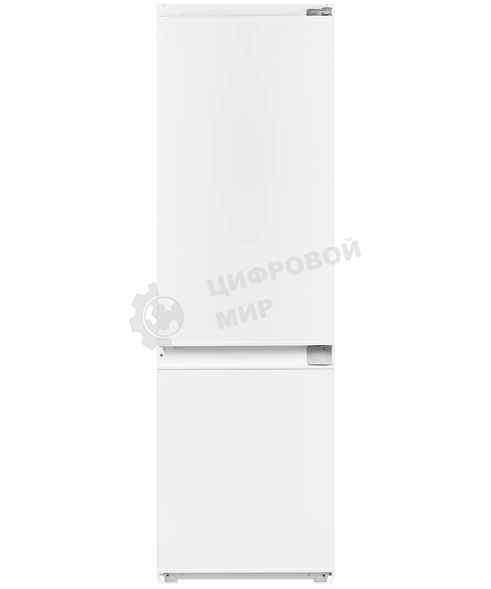 Встраиваемый холодильник Kuppersberg RBN 1763, полезный объем 233 л, сенсорное управление, полезный объем морозильной камеры 63 л, No Frost, LED подсветка, перенавешиваемые двери, суперзаморозка, отсек для овощей, белый