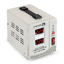 Стабилизатор напряжения ExeGate Expert Turbo AST-500 (500ВА, вход 80-260В, двойная цифр. индикация вход/вых. напряжения, выход 220В±8%, КПД 98%, 5 уровней защиты, задержка, усиленный метал. корпус, 1*Schuko, RTL)