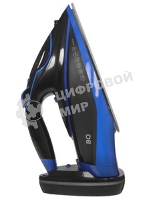 Утюг BQ SIC1003 черный/синий, 3000 Вт, 45 г/мин, 200 г/мин, 320 мл