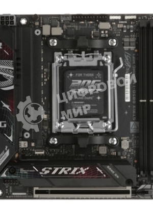 Материнская плата ASUS ROG STRIX B850-I GAMING WIFI, AM5, AMD B850, 2xDDR5, 2xM.2, 2xSATA, PCIe 4.0 x16, 1xHDMI, 1xUSB Type-C, 1x2.5Gb LAN, Wi-Fi 7, Bluetooth 5.4, 5xUSB-A 10Gbps, 1xUSB-C 20Gbps, 2xUSB-A 2.0, 3x3.5 мм, S/PDIF, 7.1, Mini-ITX