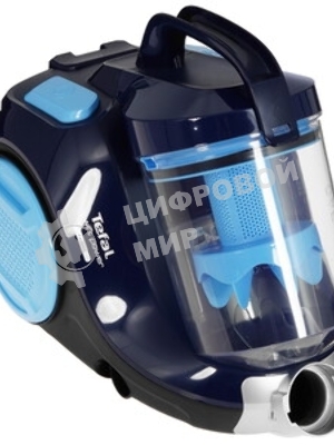 Пылесос Tefal TW2971EA синий, 200/750 Вт, уборка сухая, пылесборник контейнер 1.2 л