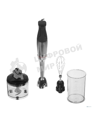 Блендер погружной Bosch MSM6M821 серый, 1200 Вт, плавная регулировка, турбо