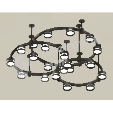 Светильник Ambrella light XR92222200/22 SBK/FR черный песок/белый матовый GX53
