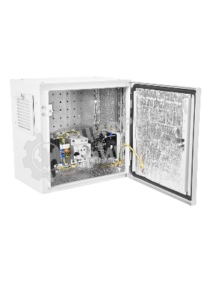 Шкаф ЭКОНОМ уличный всепогодный настенный укомплектованный (В500 Ш500 Г250), комплектация T1-IP54