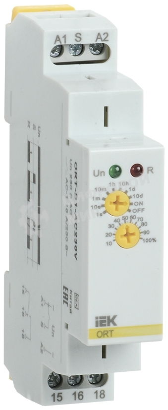 Реле задержки выключения ORT. 1 конт. 230 В AС
