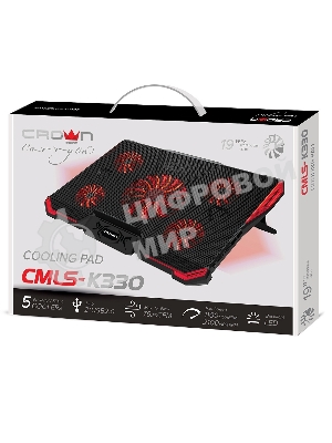 Подставка для ноутбука CROWN CMLS-k330 RED