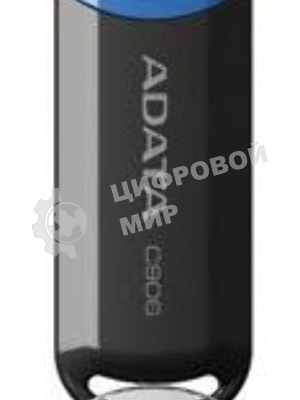 Флешка USB ADATA C906 (AC906-32G-RBK), 32Gb, USB 2.0, R/W 15/5, черный/синий