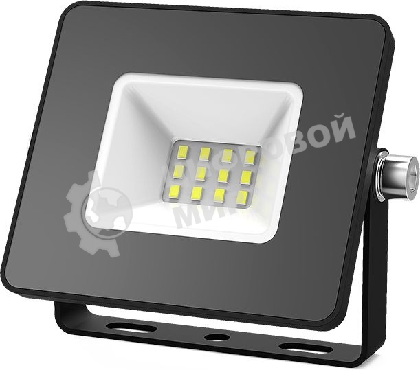 Прожектор светодиодный Gauss Elementary 10Вт 780лм IP65 6500К черный ПРОМО