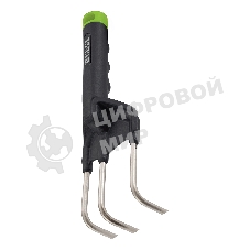 Рыхлитель Palisad 3-зубый, 85х245 мм, стальной, полипропиленовая рукоятка, BASE