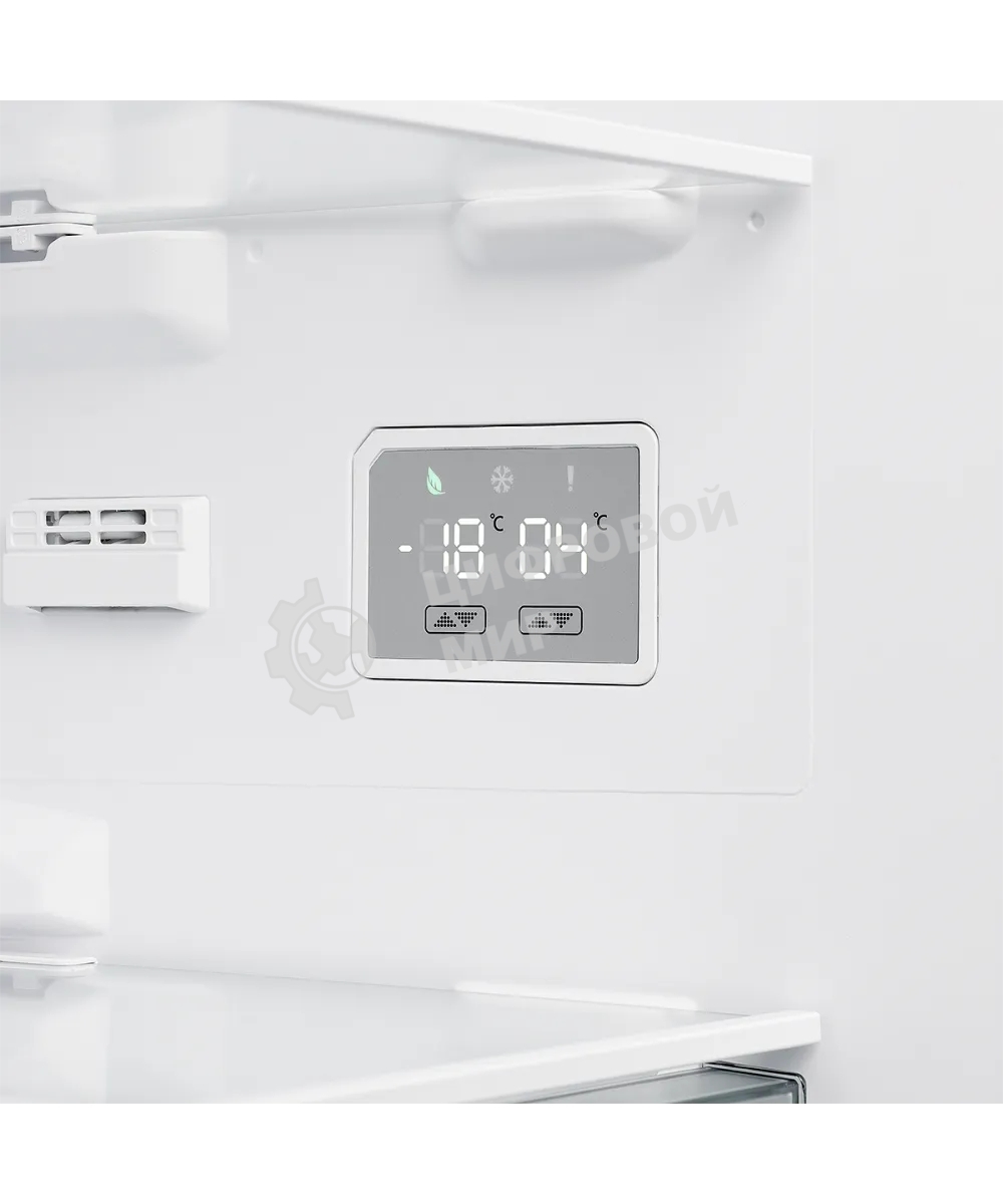 Встраиваемый холодильник Kuppersberg RBN 1763, полезный объем 233 л, сенсорное управление, полезный объем морозильной камеры 63 л, No Frost, LED подсветка, перенавешиваемые двери, суперзаморозка, отсек для овощей, белый