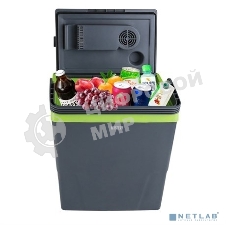 Автомобильный термоэлектрический холодильник. Объем 22 литра. Напряжение: DC 12В / AC 220-230В. Потребляемая мощность в режиме охлаждения: 45Вт. MYSTERY MTC-22