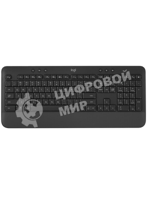 Клавиатура Logitech Signature K650 беспроводная, Bluetooth, радиоканал, чёрный