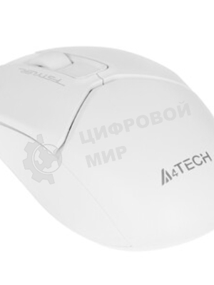 Мышь беспроводная A4Tech Fstyler FG12S белый, 1200 dpi, радиоканал, USB, кнопки - 3