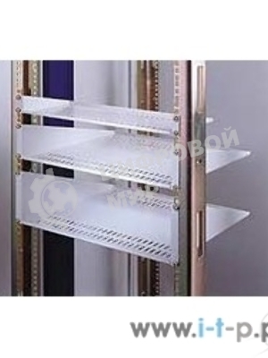 Полка перфорированная консольная 2U, глубина 400 мм (МС-40)