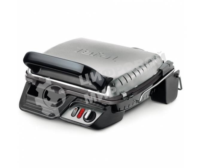 Гриль электрический Tefal GC306012 2000Вт серебристый