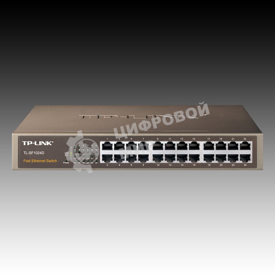 Коммутатор TP-Link SMB TL-SF1024D Коммутатор 24-port 10/100M Switch