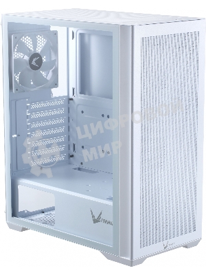 Компьютерный корпус AeroCool/Formula Air Power G5 белый без БП ATX 1x120мм 1xUSB 3.0 1xUSB3.1 audio bott PSU