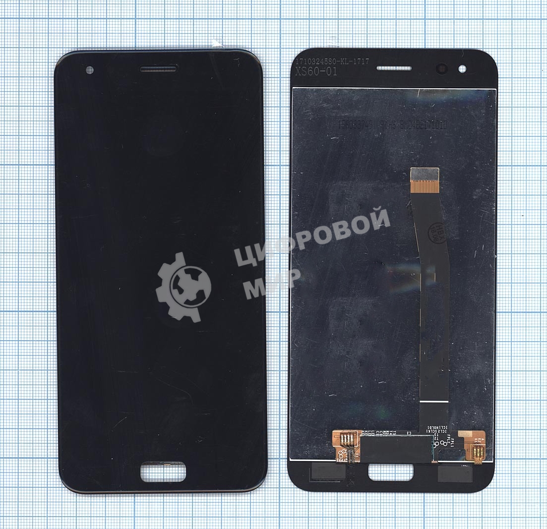 Дисплей для Asus ZenFone 4 ZE554KL, черный