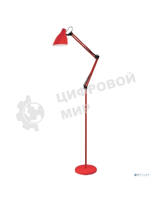 Светильник напольный, торшер, Camelion KD-332 C04 красный (230V, 40W, E27)
