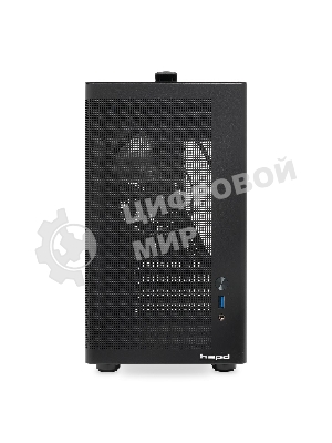 Компьютерный корпус без блока питания HSPD M210, Mesh Mid Tower, черный, 0.7 SPCC, 1x90мм mATX, mITX 140/280/150мм 1x2.5