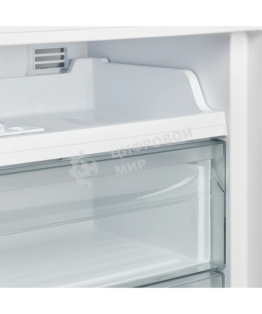 Встраиваемый холодильник Kuppersberg RBN 1763, полезный объем 233 л, сенсорное управление, полезный объем морозильной камеры 63 л, No Frost, LED подсветка, перенавешиваемые двери, суперзаморозка, отсек для овощей, белый